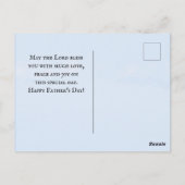 Bijbelverse Inspirerend Vaderdag Briefkaart (Achterkant)