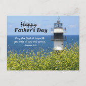 Bijbelverse Inspirerend Vaderdag Briefkaart (Voorkant)