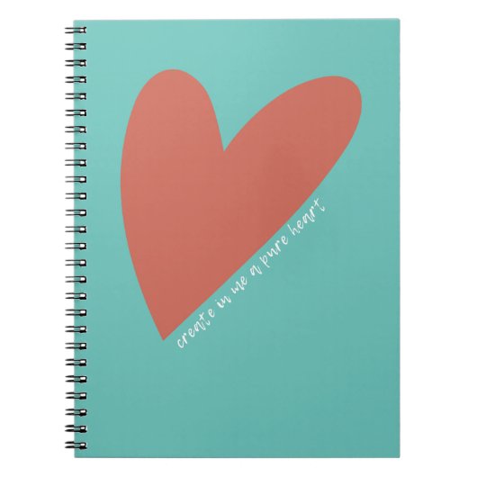 Bijbelverse Journal, Christelijk scripthart Notitieboek (Voorkant)