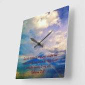 Bijbelverse klok - Hebreeuwen 2:4 (Hoek)