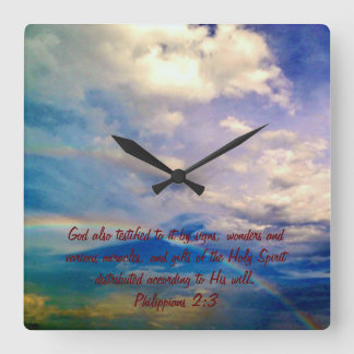 Bijbelverse klok - Hebreeuwen 2:4