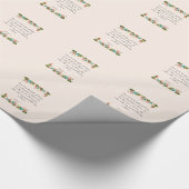 Bijbelverse kunst - Ephesianen 1:3 Cadeaupapier (Hoek)