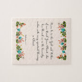 Bijbelverse kunst - Ephesianen 1:3 Legpuzzel (Horizontaal)