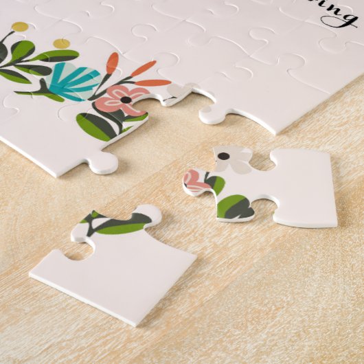 Bijbelverse kunst - Ephesianen 1:3 Legpuzzel (Zijkant)