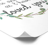 Bijbelverse liefde elkaar net zo goed als ik van j poster (Hoek)