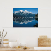 Bijbelverse Phillipians 4:13 Poster (Keuken)