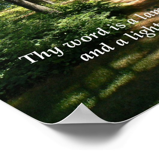 Bijbelverse Poster (Hoek)