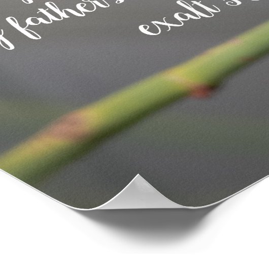 Bijbelverse Poster (Hoek)