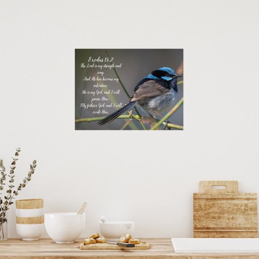 Bijbelverse Poster (Keuken)