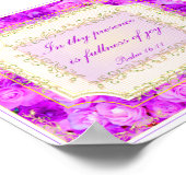 Bijbelverse Poster/afdruk Poster (Hoek)