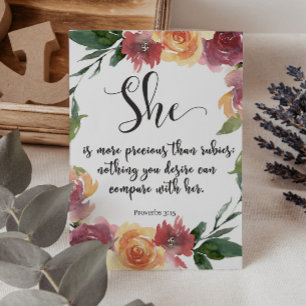 Bijbelverse Proverbs-Kaart Kaart