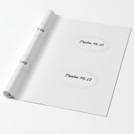 Bijbelverse Psalm 46:10 Cadeaupapier