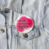 Bijbelverse Psalm 46:10 Vloeibare Button (In situ)