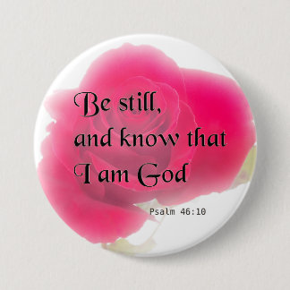 Bijbelverse Psalm 46:10 Vloeibare Button