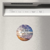 Bijbelverse-ronde-magneet Magneet (Insitu (Vaatwasser))