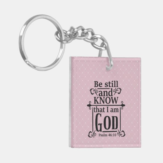 Bijbelverse Sleutelhanger (Voorkant Links)