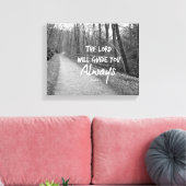 Bijbelverse stimuleren canvas afdruk (Insitu (Woonkamer))