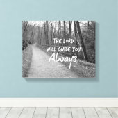 Bijbelverse stimuleren canvas afdruk (Insitu (Houten vloer))