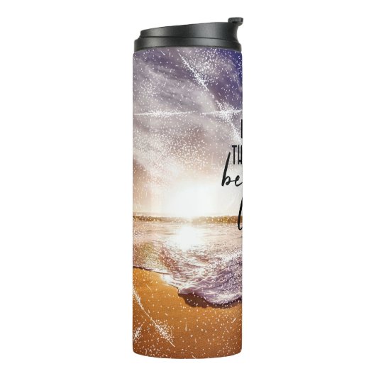 Bijbelverse thermische getumbler thermosbeker (Gedraaid links)