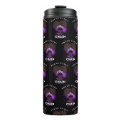 Bijbelverse thermische trommel voor zwarte vrouwen thermosbeker (Voorkant)