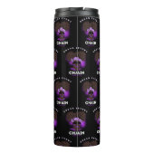 Bijbelverse thermische trommel voor zwarte vrouwen thermosbeker (Achterkant)