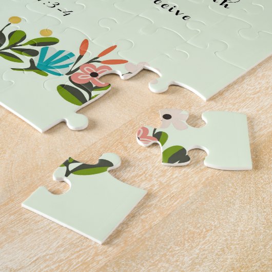 Bijbelversen Art - 2 Corinthians 1:3-4 Legpuzzel (Zijkant)