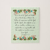 Bijbelversen Art - 2 Corinthians 1:3-4 Legpuzzel (Verticaal)