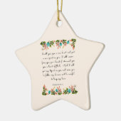 Bijbelversen Art - Ezekiel 36:26-27 Keramisch Ornament (Links)