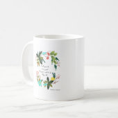 Bijbelversen Art - Hebreeuwen 13:20-21 Koffiemok (Voorkant links)