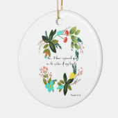 Bijbelversen Art - Isaiah 49:16 Keramisch Ornament (Links)