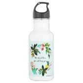 Bijbelversen art - nummers 6:24 waterfles  (Voorkant)