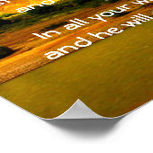 Bijbelversen Citaat over Trustwoorden 3:5-6 Poster (Hoek)