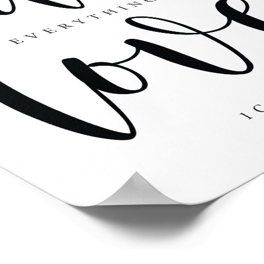 Bijbelversen - doe alles in liefde poster (Hoek)