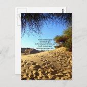 Bijbelversen Inspirerend prijsopgave Psalm 32:8 Briefkaart (Voorkant / Achterkant)