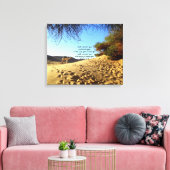 Bijbelversen Inspirerend prijsopgave Psalm 32:8 Canvas Afdruk (Insitu (Woonkamer))