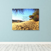 Bijbelversen Inspirerend prijsopgave Psalm 32:8 Canvas Afdruk (Insitu (Houten vloer))