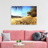 Bijbelversen Inspirerend prijsopgave Psalm 32:8 Canvas Afdruk (Insitu (Woonkamer))