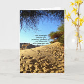 Bijbelversen Inspirerend prijsopgave Psalm 32:8 Kaart (Gele Bloem)