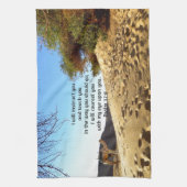 Bijbelversen Inspirerend prijsopgave Psalm 32:8 Theedoek (Verticaal)