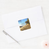 Bijbelversen Inspirerend prijsopgave Psalm 32:8 Vierkante Sticker (Envelop)