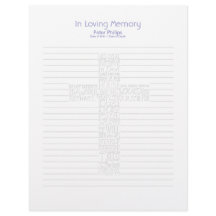 Bijbelversen John14 Funeral Book Filler Page - 6