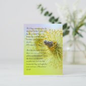 Bijbelversen, lentstijd briefkaart (Staand voorkant)