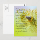 Bijbelversen, lentstijd briefkaart (Voorkant / Achterkant)