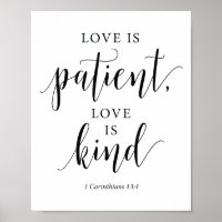 Bijbelversen - liefde is patiëntenliefde is aardig