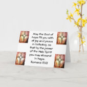 Bijbelversen met behulp van prijsopgave roemenen 1 kaart (Gele Bloem)