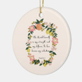 Bijbelversen stimuleren - Isaiah 12:2 Keramisch Ornament (Links)