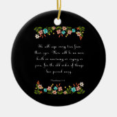 Bijbelversen stimuleren - onthulling 21:4 keramisch ornament (Voorkant)