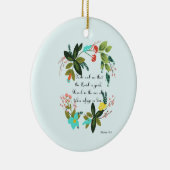 Bijbelversen stimuleren - Psalm 34:8 Keramisch Ornament (Rechts)