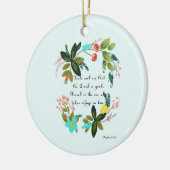 Bijbelversen stimuleren - Psalm 34:8 Keramisch Ornament (Links)