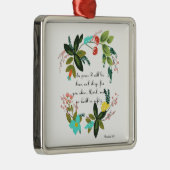 Bijbelversen stimuleren - punt 4:8 metalen ornament (Rechts)